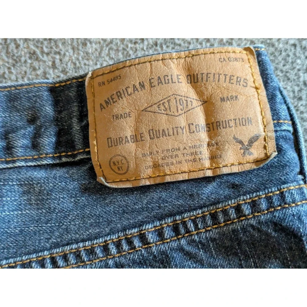 American Eagle Jeans Mens 31x30 Original Straight  Denim Jeans